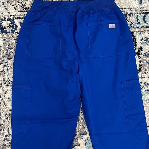 ⛔️SOLD⛔️ 💰 3 for $25 🏷 Women Cherokee Workwear Blue Scrub Pants sz Small - Picture 3 of 11